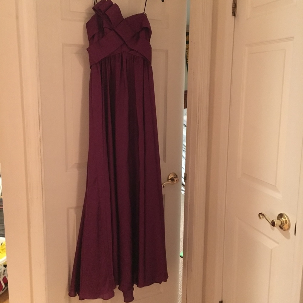 Long Purple Prom Dress